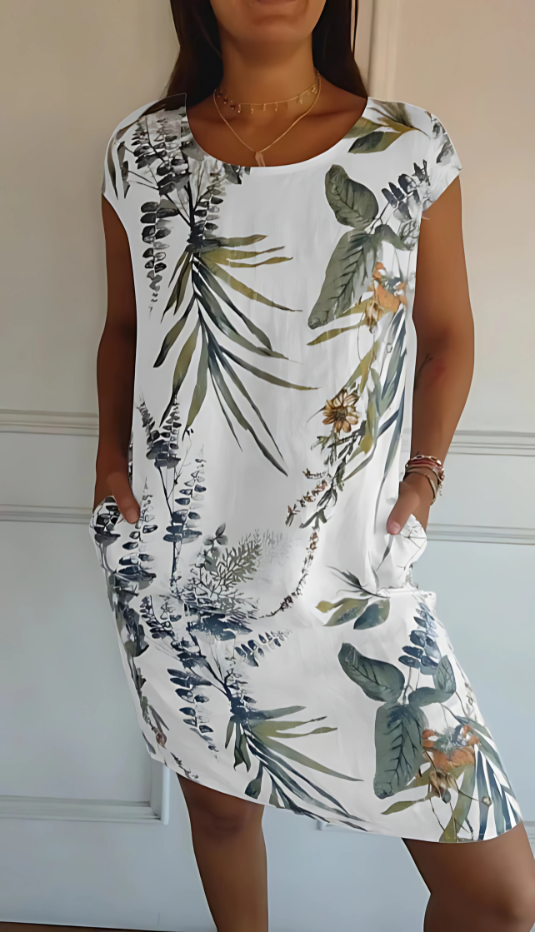 Margaret™ | Stylowa Sukienka Kwiatowa