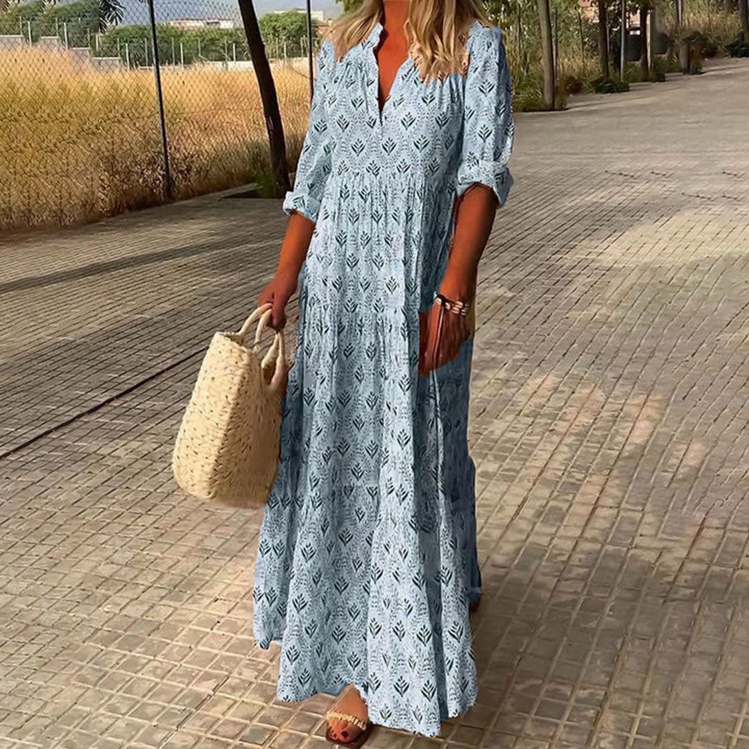 Gema | Boho maxi sukienka z ponadczasowym urokiem