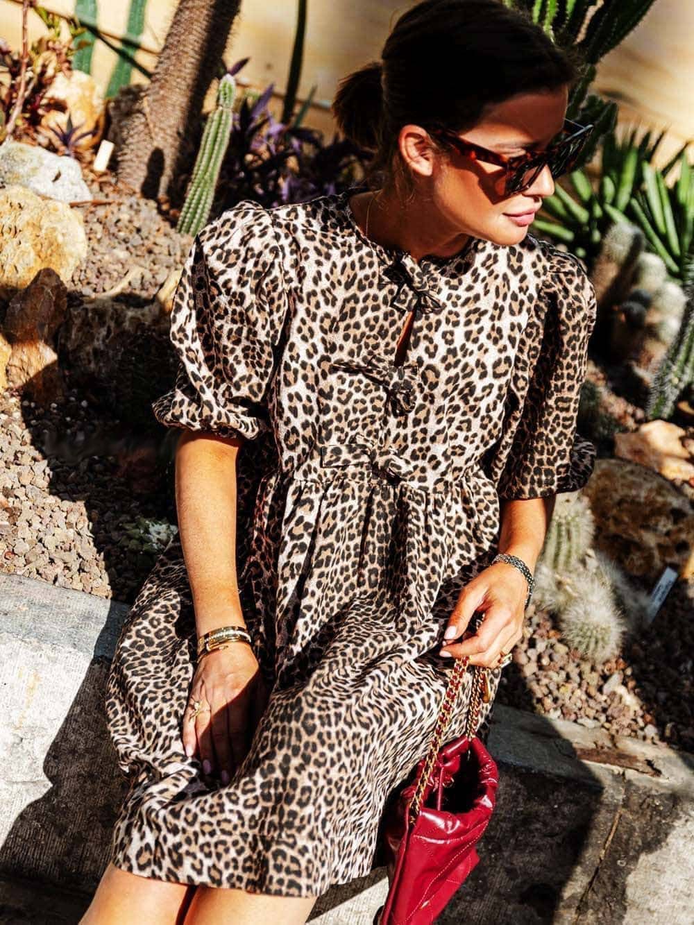 Lampart | Sukienka w print