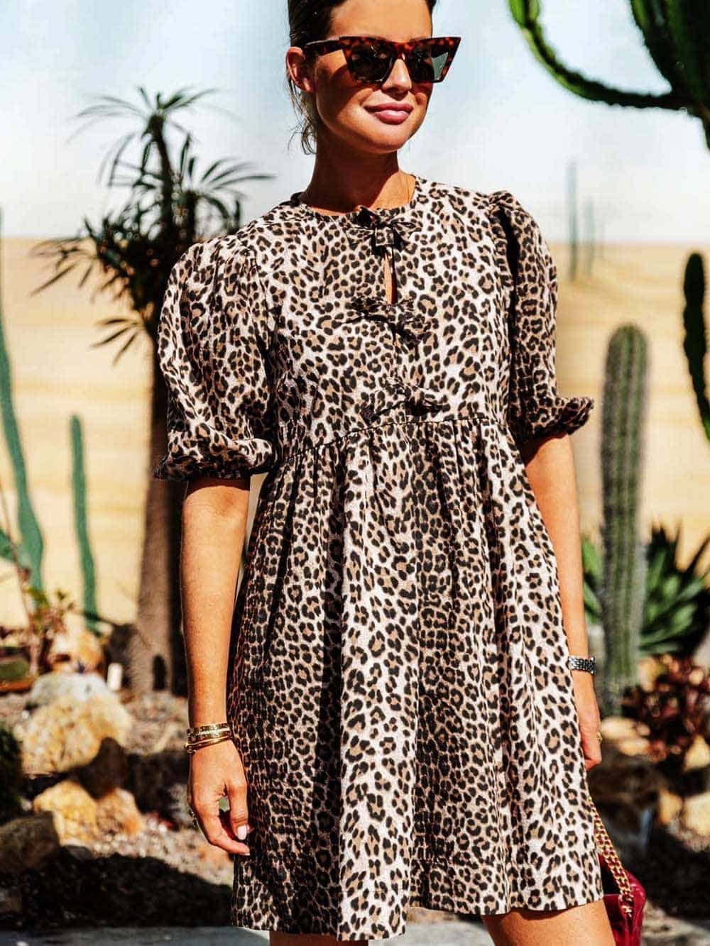 Lampart | Sukienka w print