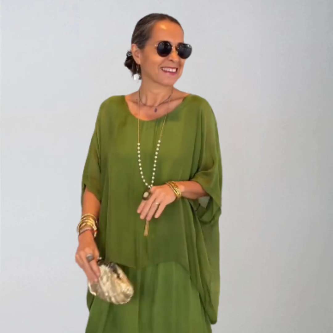 Marcela | Maxi sukienka, która porusza się razem z Tobą