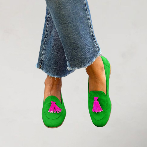MARIEKE | CASUAL LOAFERS Z FRĘDZLAMI