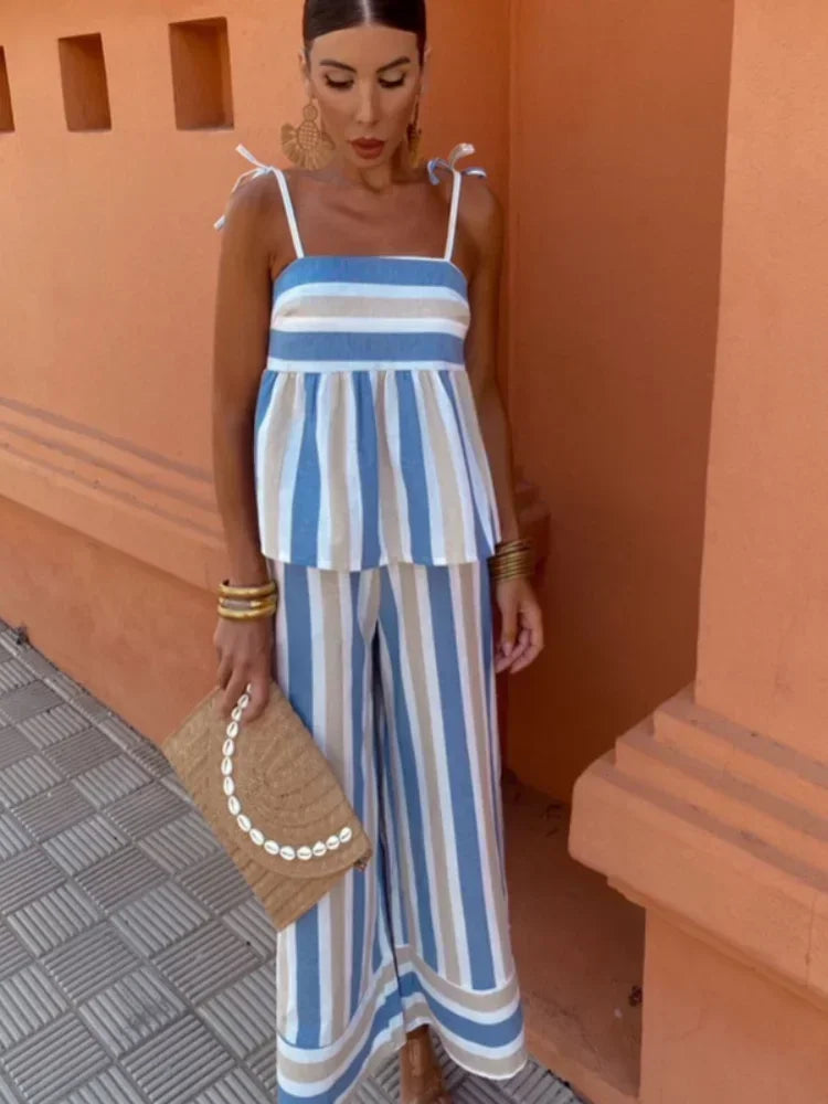 . Hanne – Modny letni zestaw z nadrukiem
