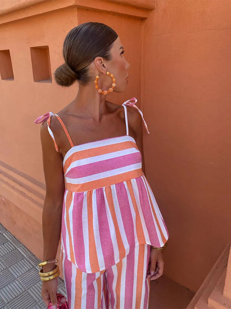 . Hanne – Modny letni zestaw z nadrukiem