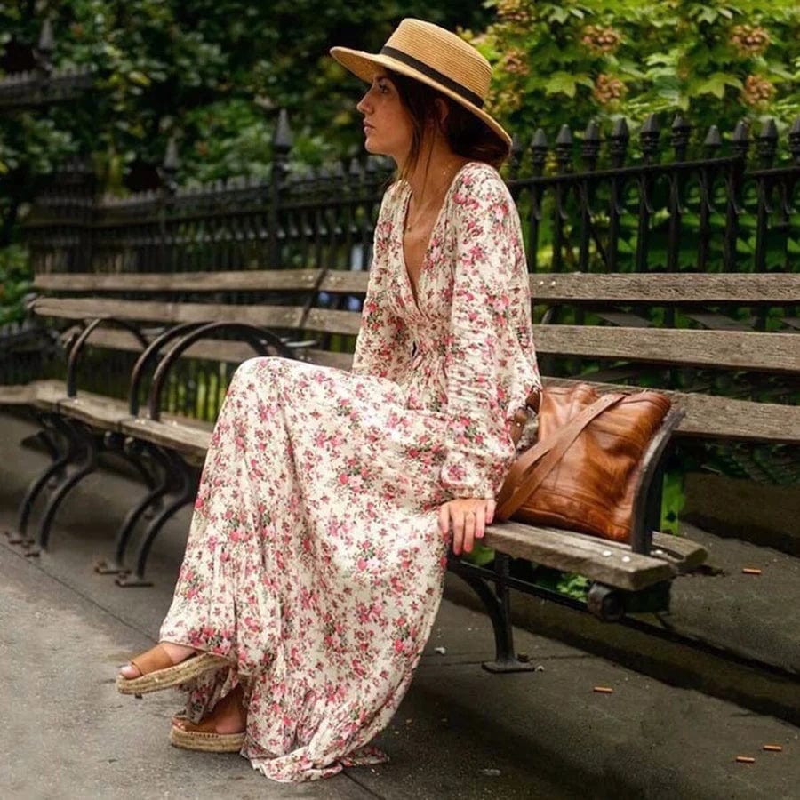 Ilse™ - Maxi Sukienka w Stylu Ibiza