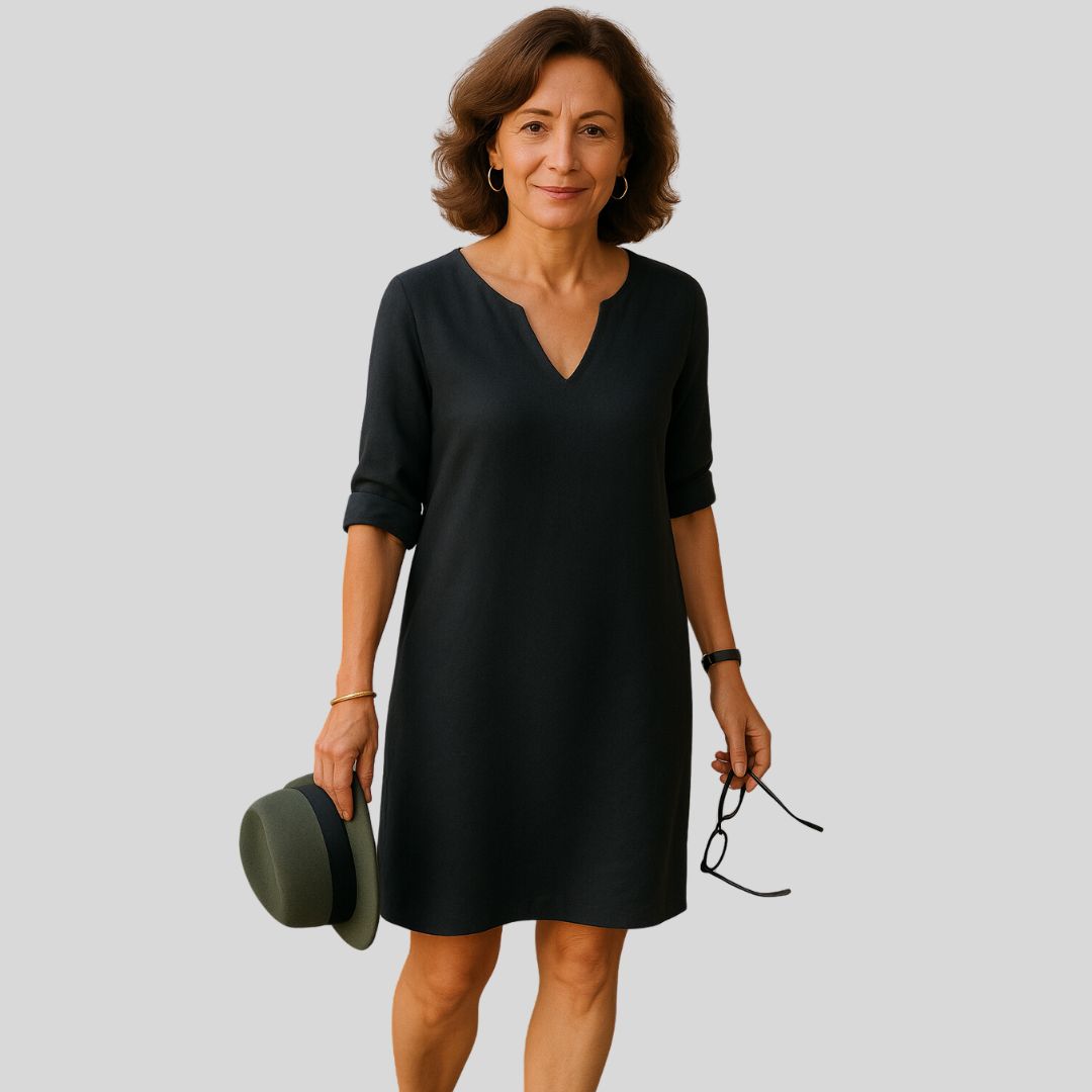 Carmen | Zwiewna sukienka z eleganckim dekoltem w serek