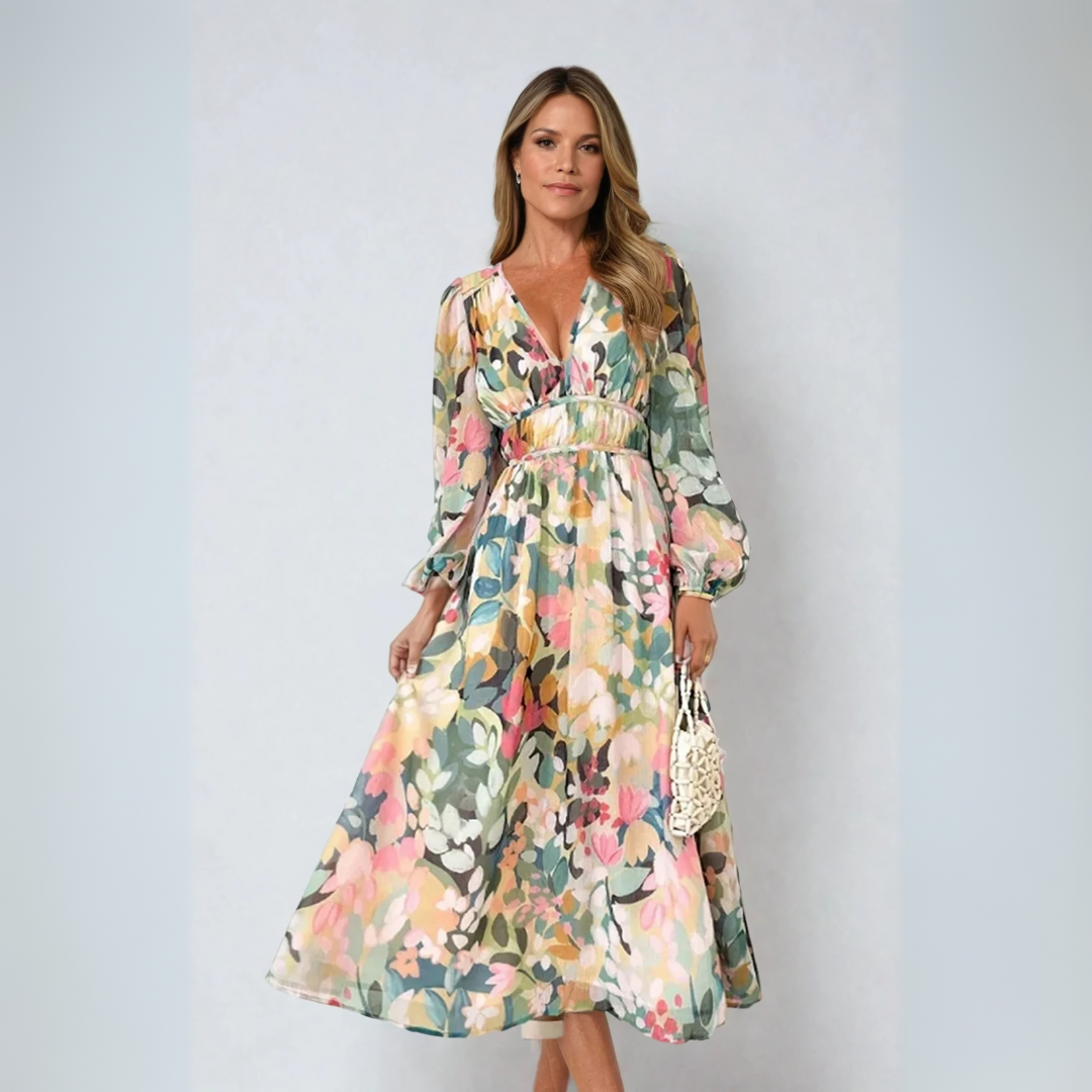 Elvira - Długa Sukienka Boho Chic