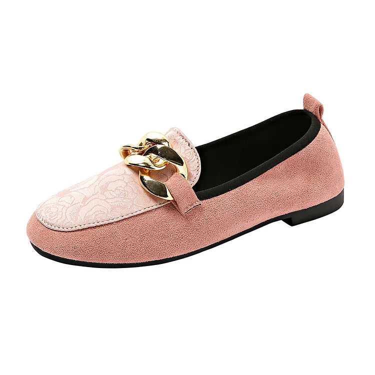NATHALIE | ELEGANCKIE LOAFERSY Z ŁAŃCUSZKIEM