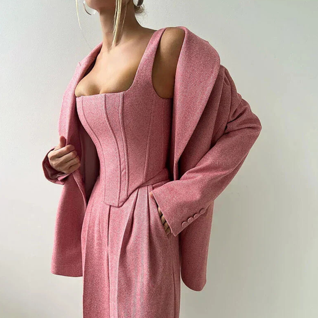 Natalia | Trójczęściowy zestaw z elegancką marynarką