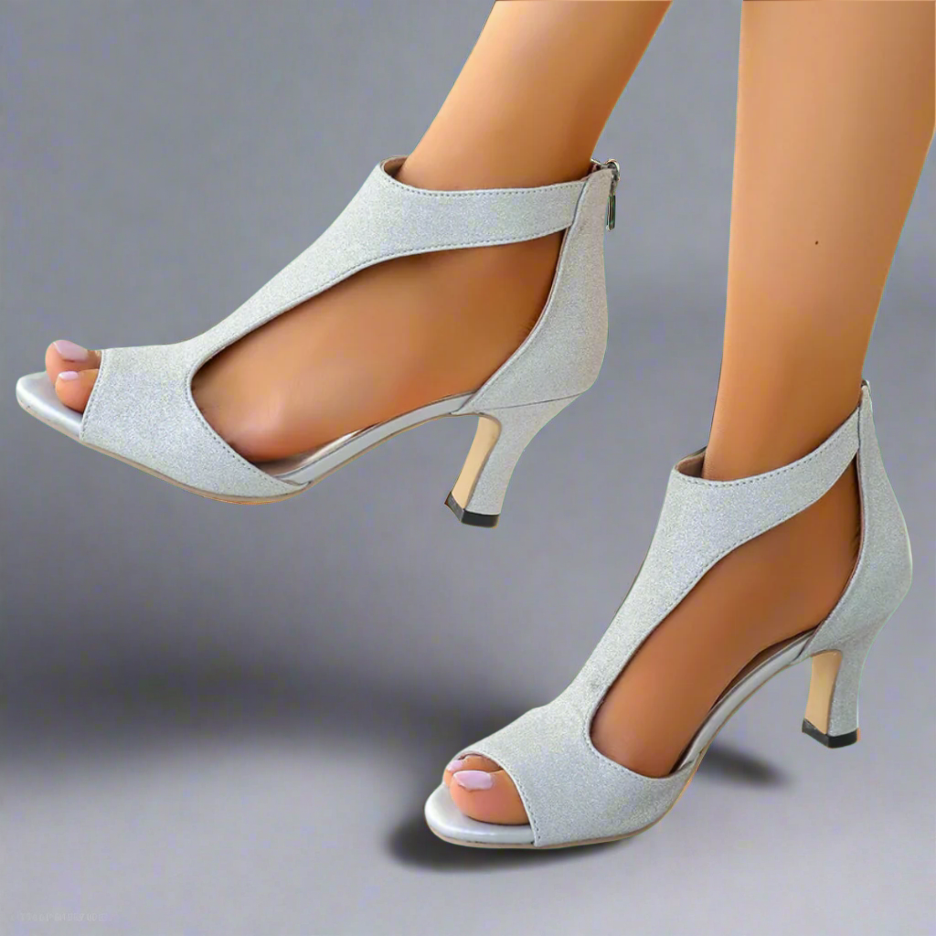 Heidrun™ | Eleganckie Sandały na Wygodnym Obcasie