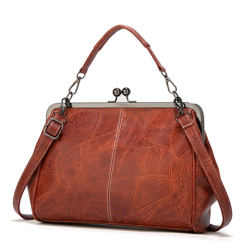 Mila | Torebka w stylu vintage zapinana na klapę