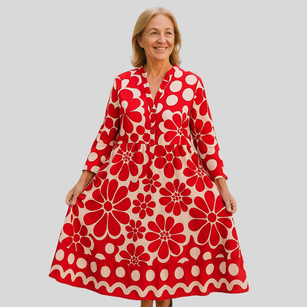 Tália | Eleganckie kwieciste maxi sukienki