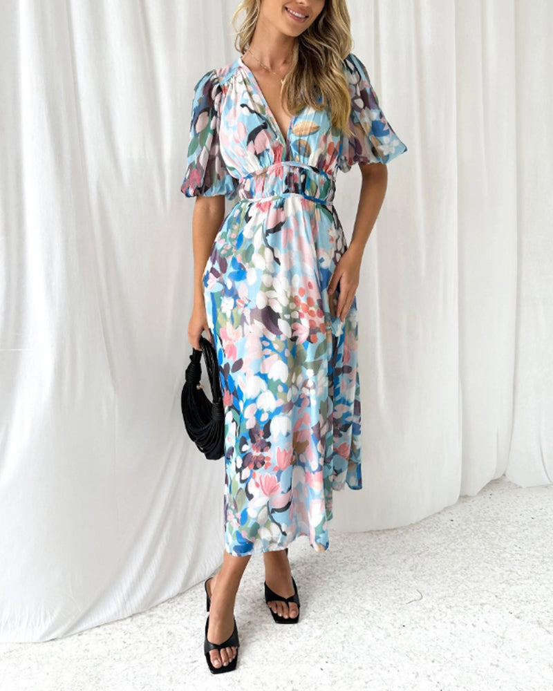 Elvira - Długa Sukienka Boho Chic