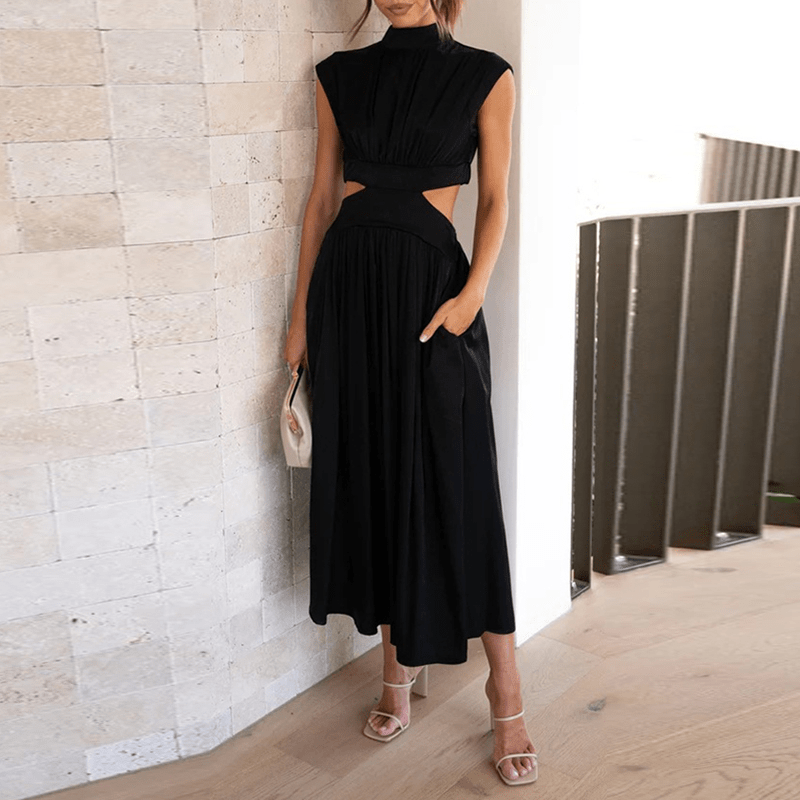 Elegancka Sukienka Maxi Rosea