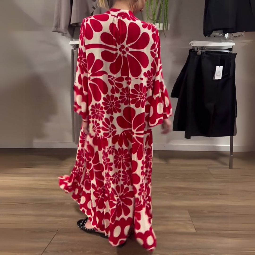 Tália | Eleganckie kwieciste maxi sukienki