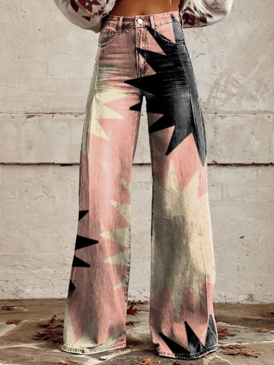 ÉLODIE | Eleganckie Boho Vintage Spodnie Komfortowe