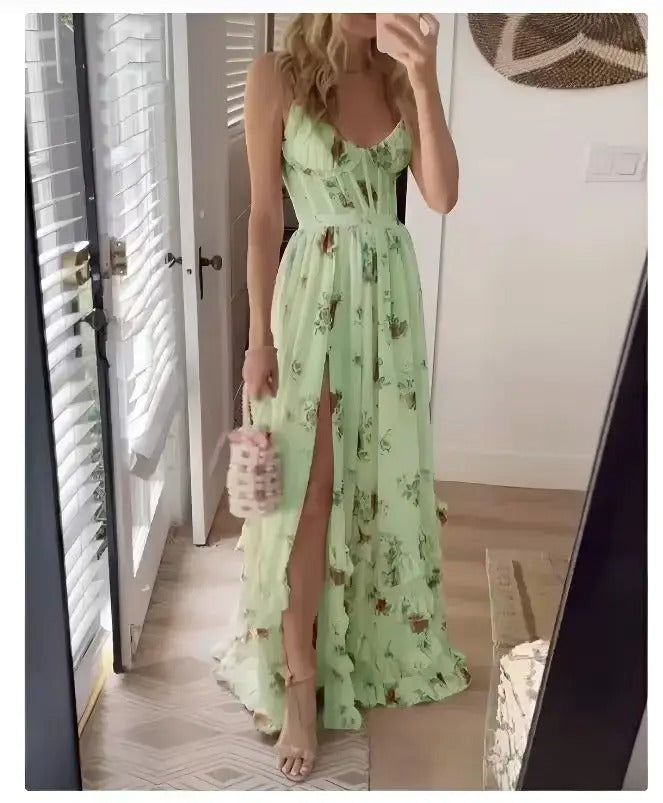 Michela | Elegancka sukienka w kwiaty