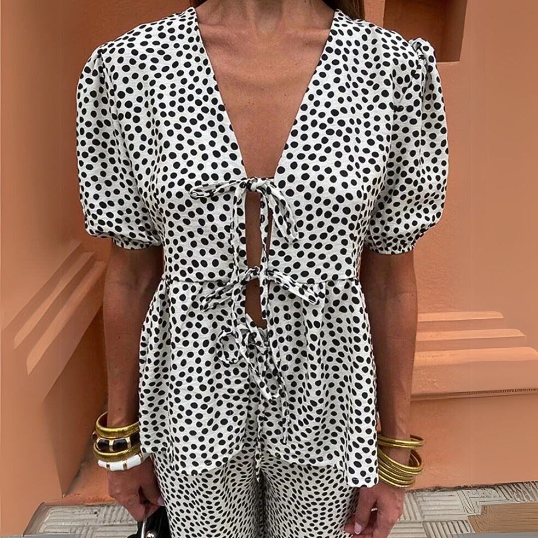 Bente | Casualowy zestaw z nadrukiem