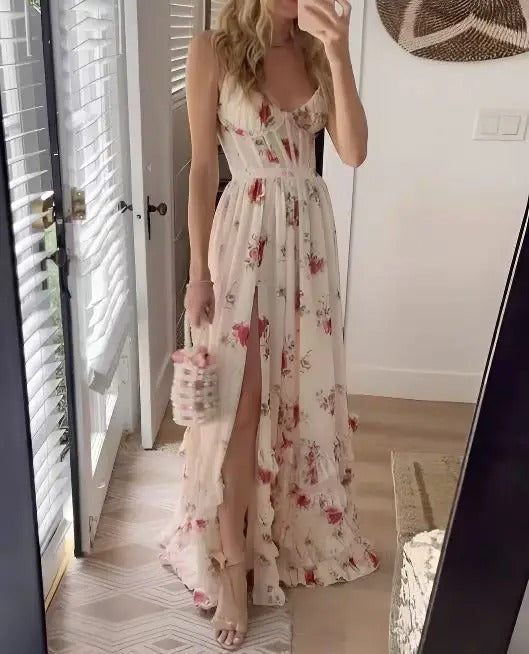 Michela | Elegancka sukienka w kwiaty