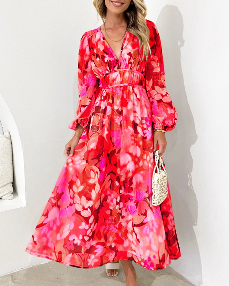 Elvira - Długa Sukienka Boho Chic