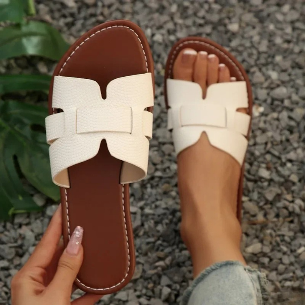 CAROL | ZAMSZOWE SANDAŁY SLIDE