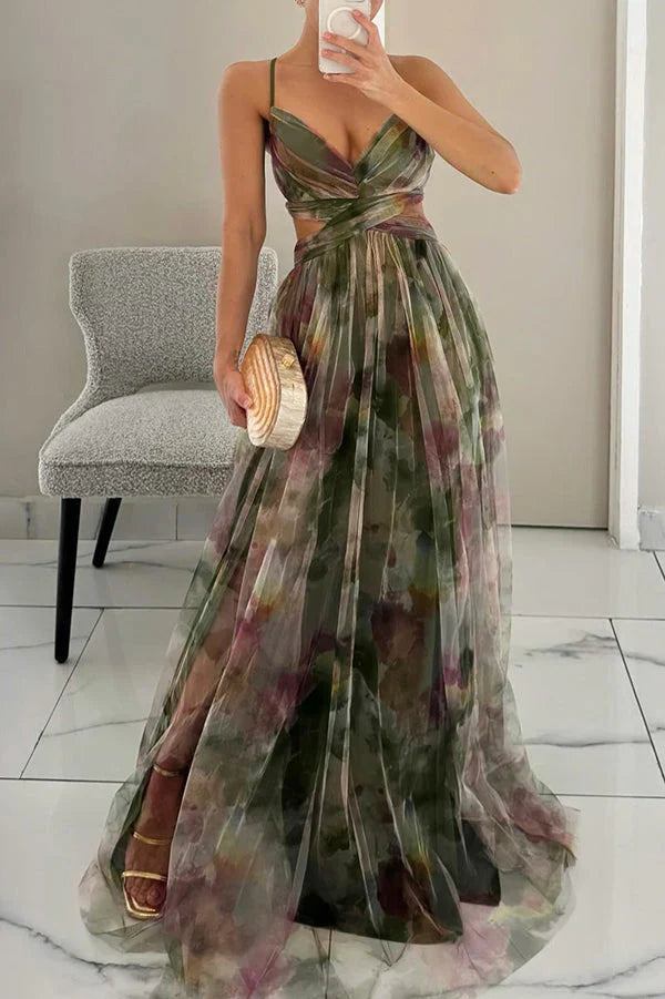 Sukienka maxi Rosea Romantic Flow