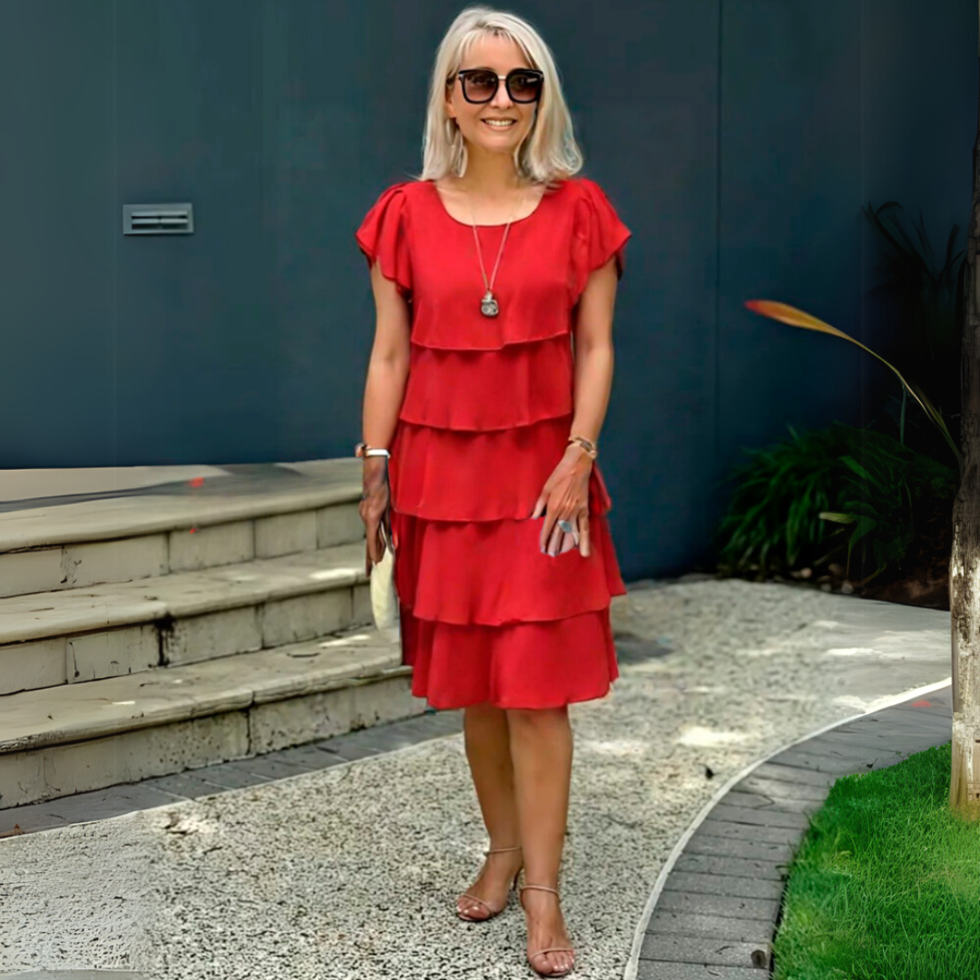 Sofie | Elegancka sukienka z delikatnej tkaniny