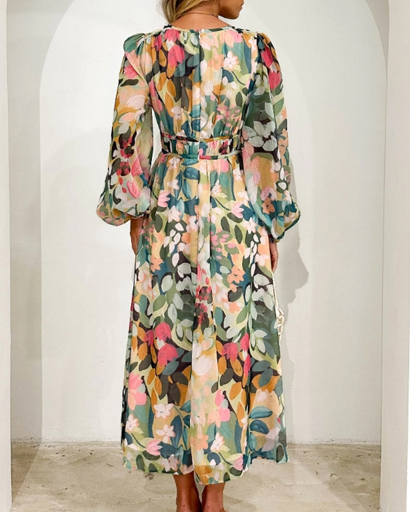 Elvira - Długa Sukienka Boho Chic