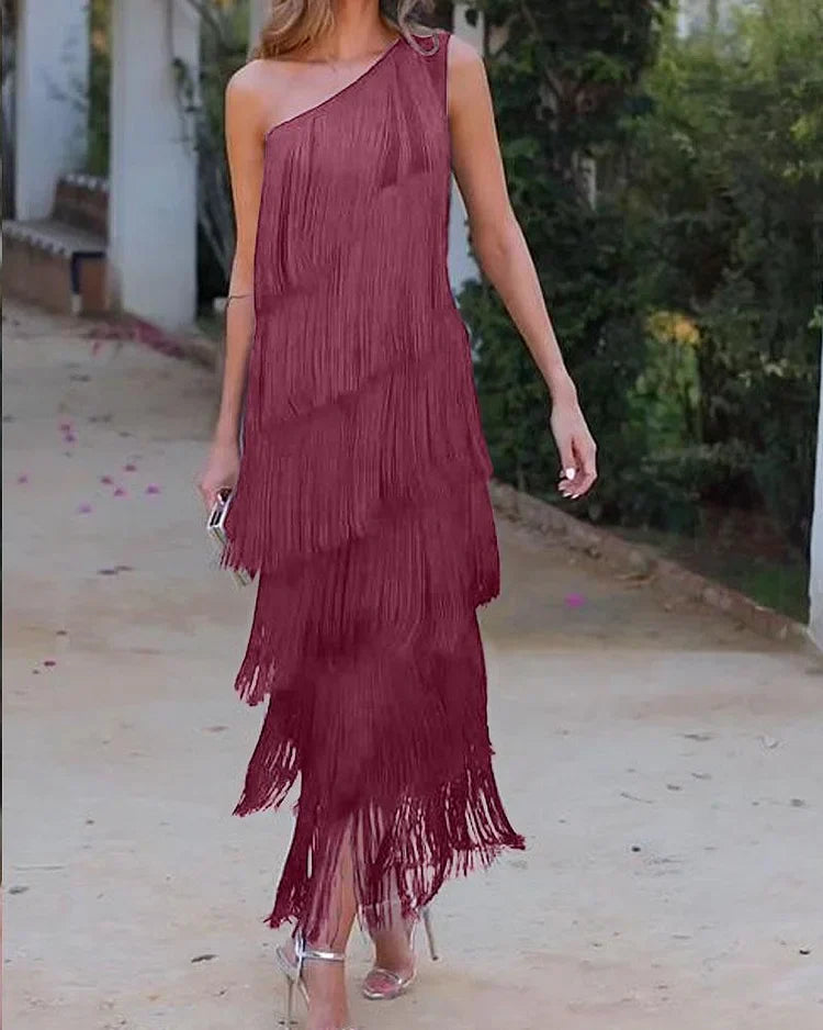 Sukienka Rosea Effortless Elegance z odkrytymi ramionami