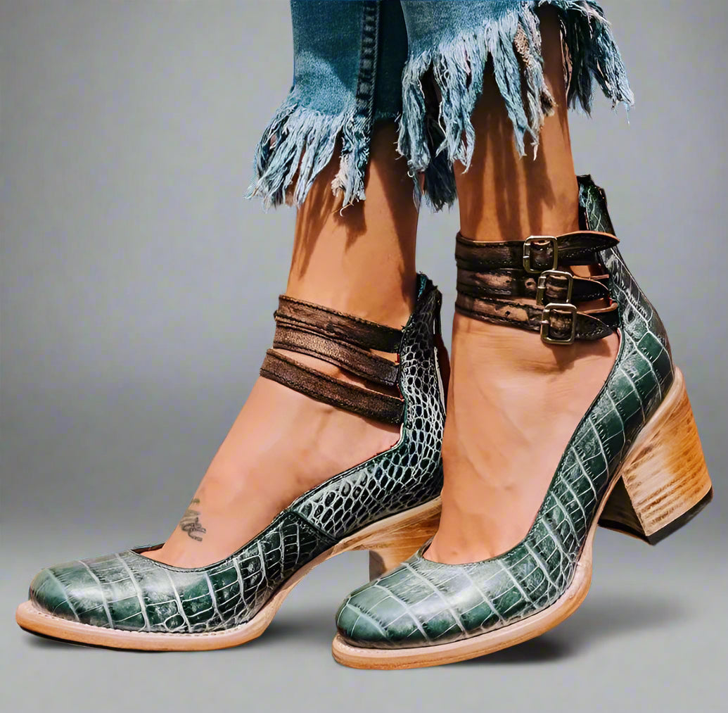 Alwine | Vintage Szpilki dla Eleganckiego Komfortu