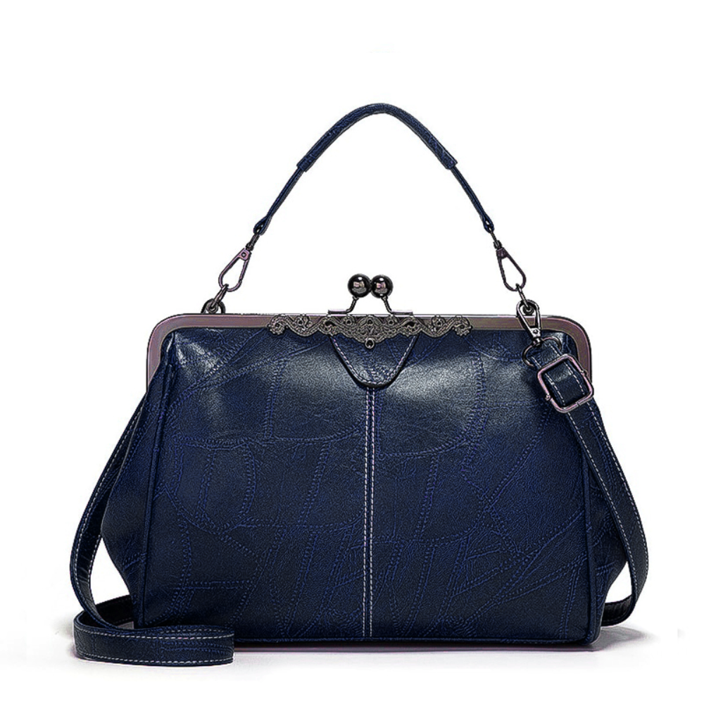 Mila | Torebka w stylu vintage zapinana na klapę