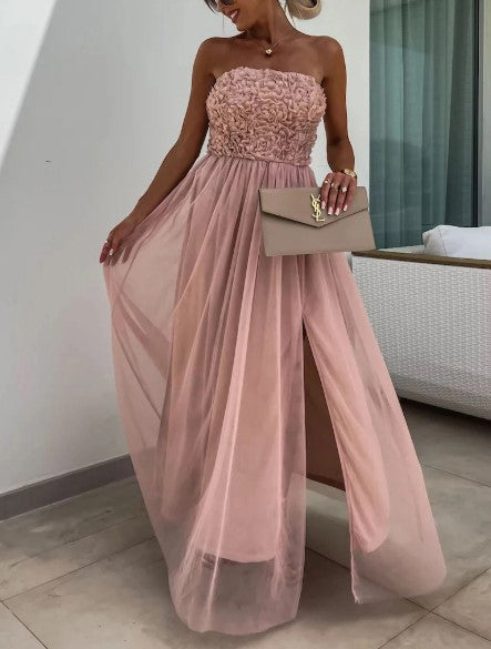 Dorothy - Sukienka Maxi na Jedno Ramię