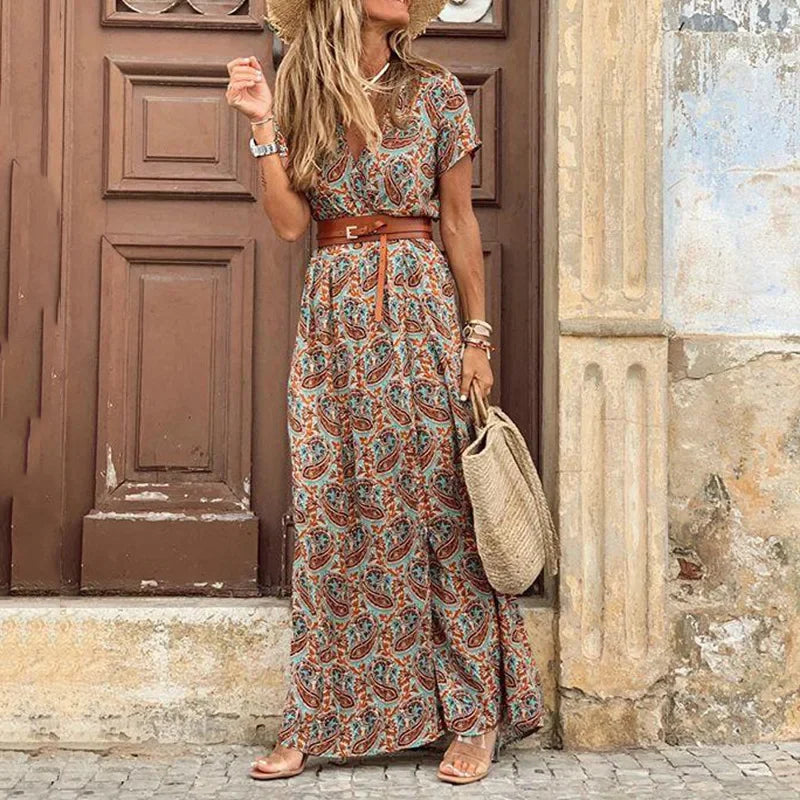 Luna® | Elegancka Boho Maxi Sukienka