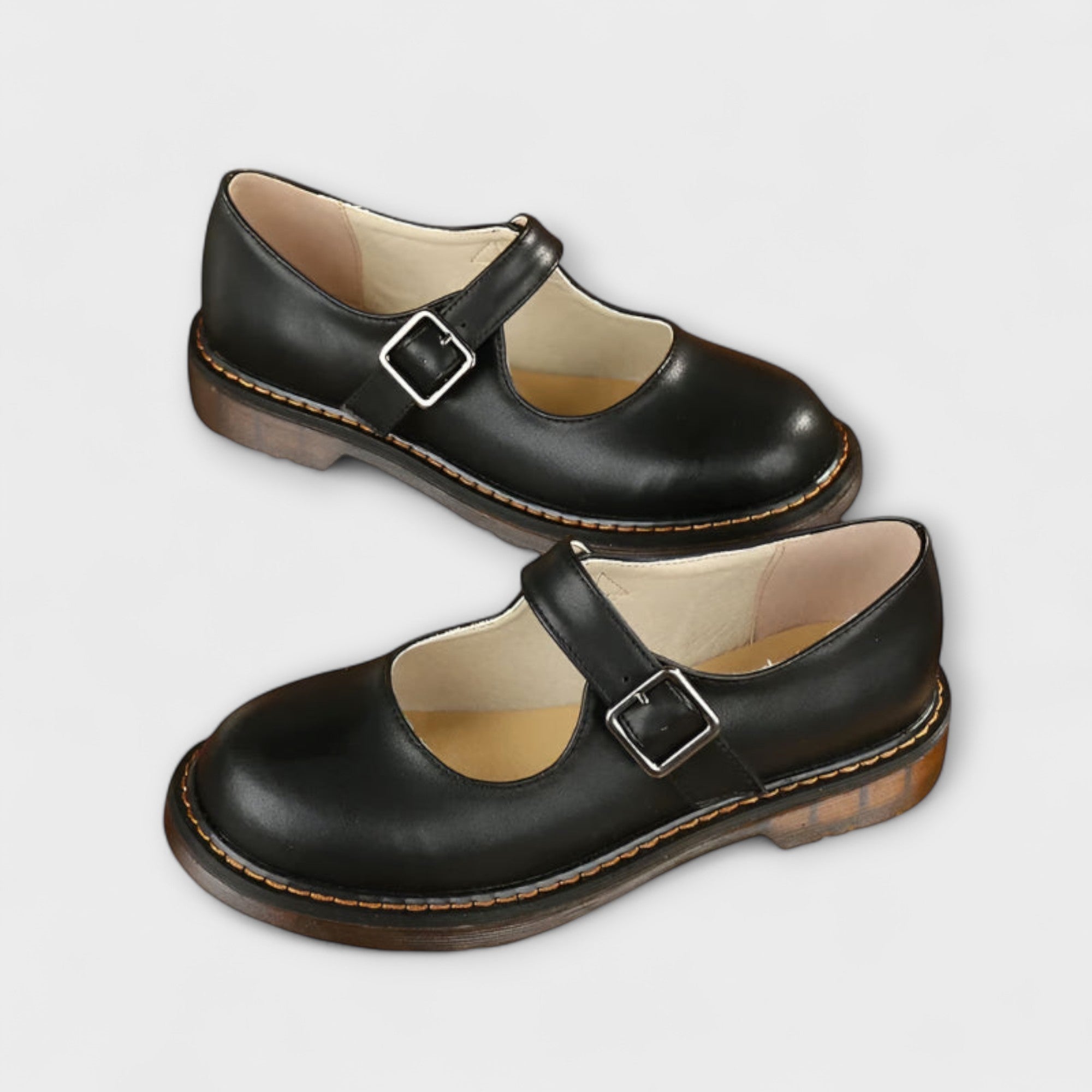 Vintage Mary - Klasyczne skórzane botki