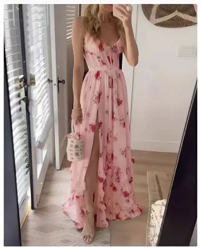 Michela | Elegancka sukienka w kwiaty