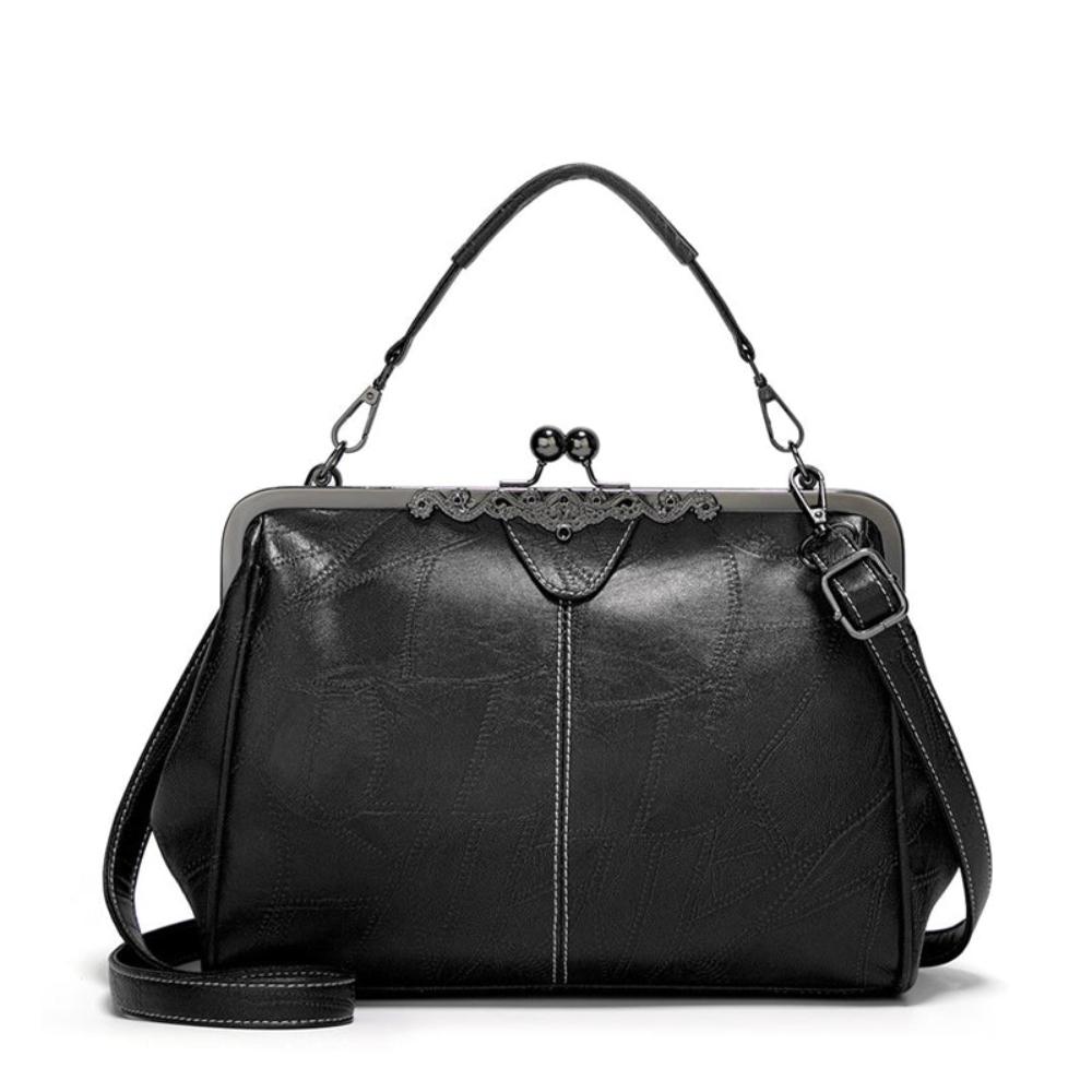 Mila | Torebka w stylu vintage zapinana na klapę