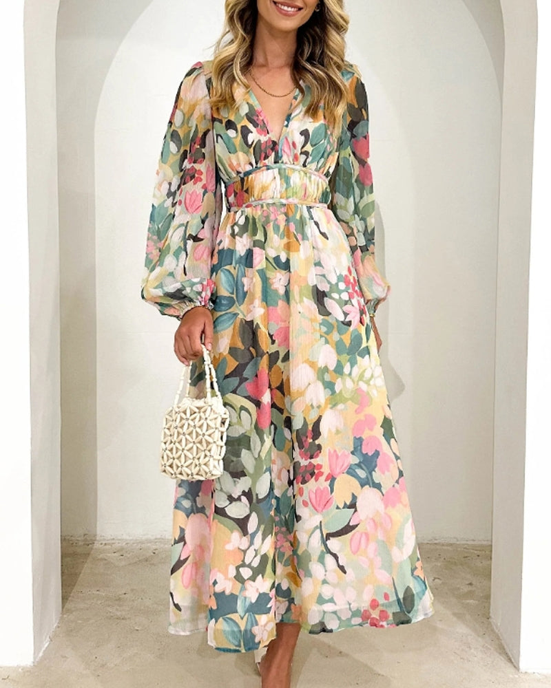 Elvira - Długa Sukienka Boho Chic