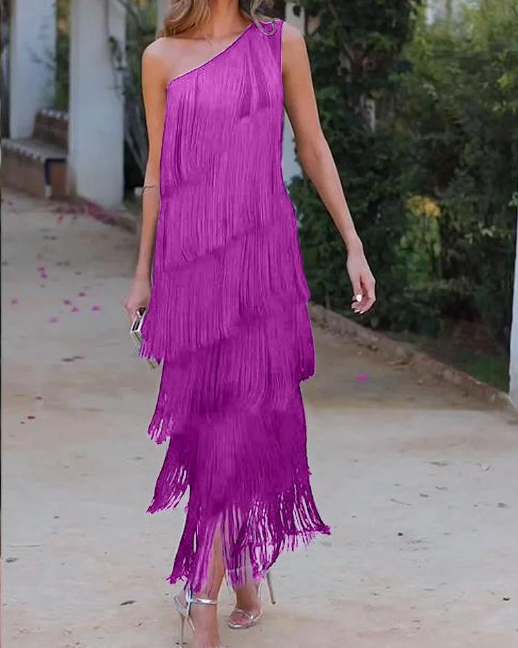 Sukienka Rosea Effortless Elegance z odkrytymi ramionami