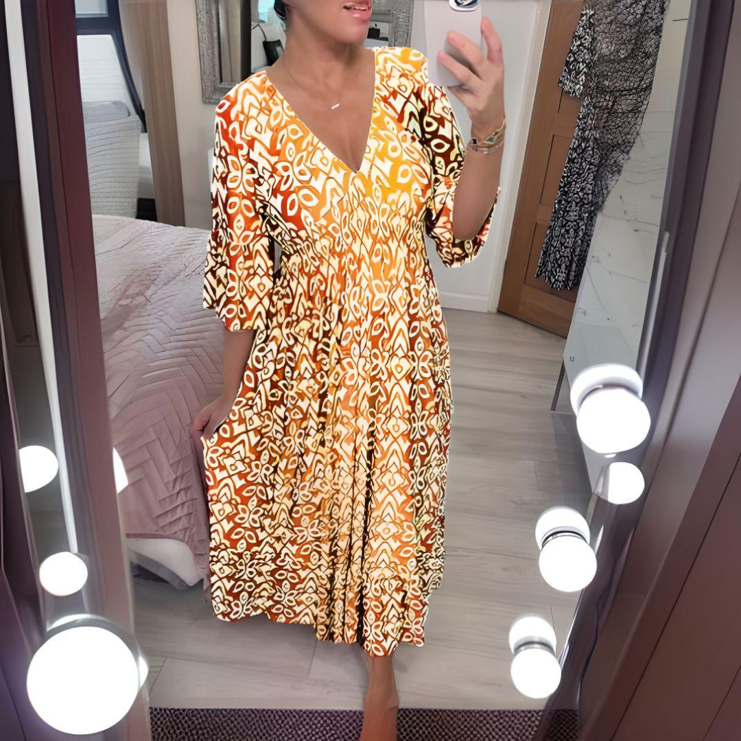 Benthe | Boho Sukienka