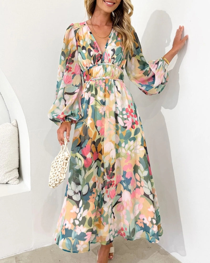 Elvira - Długa Sukienka Boho Chic