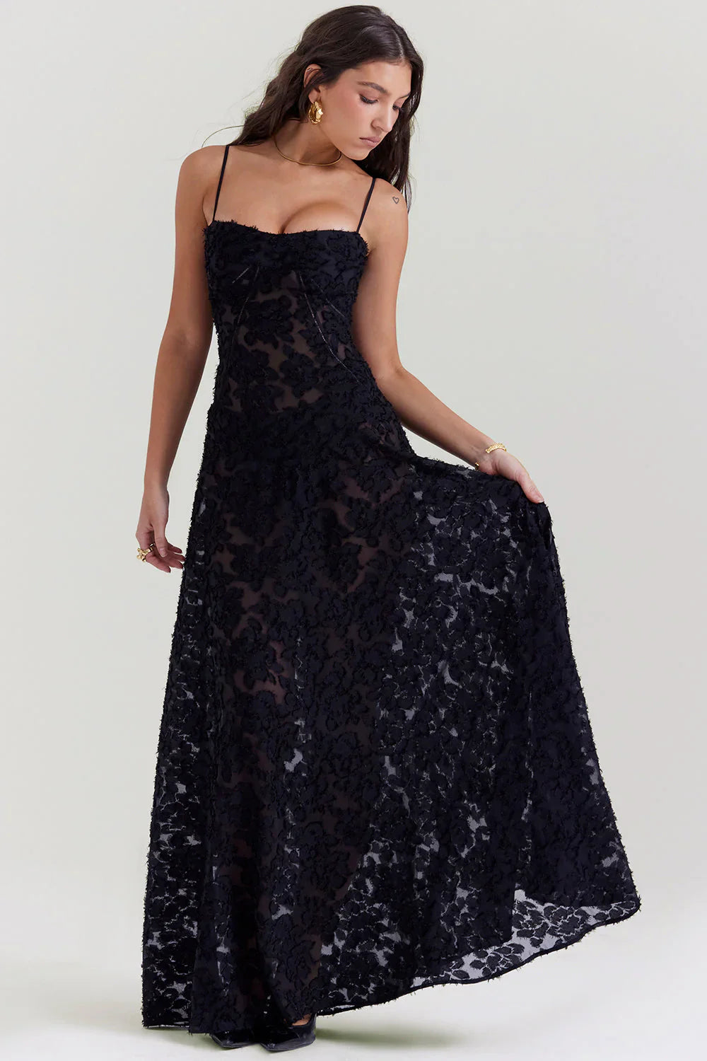 Sukienka Maxi Rosea Corset